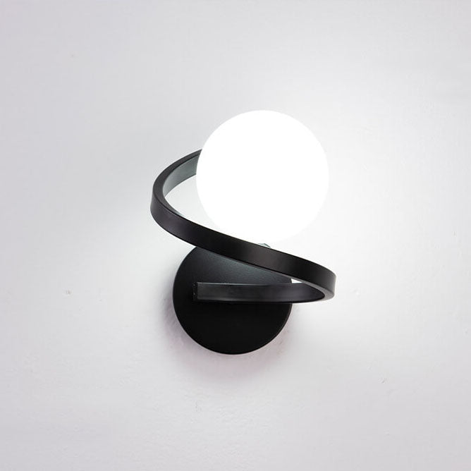 Skorter | Modern minimalist curved LED wall lamp with 1 light