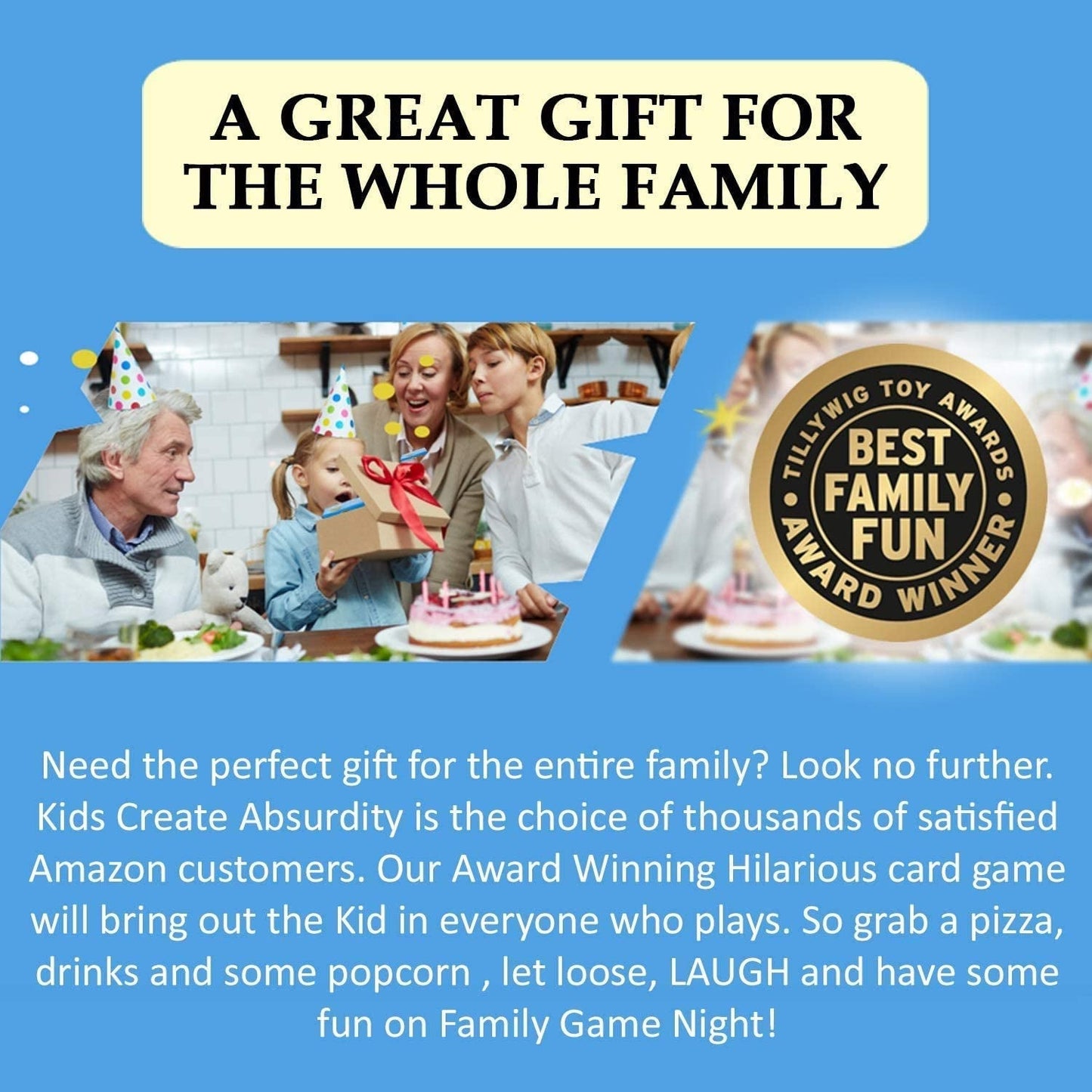 Skorter | Kids Create Absurdity: Fun Card Game for Family Evenings - A Fun Fill In Empty Card Game - Travel Tips Summer Camping Boys Girls