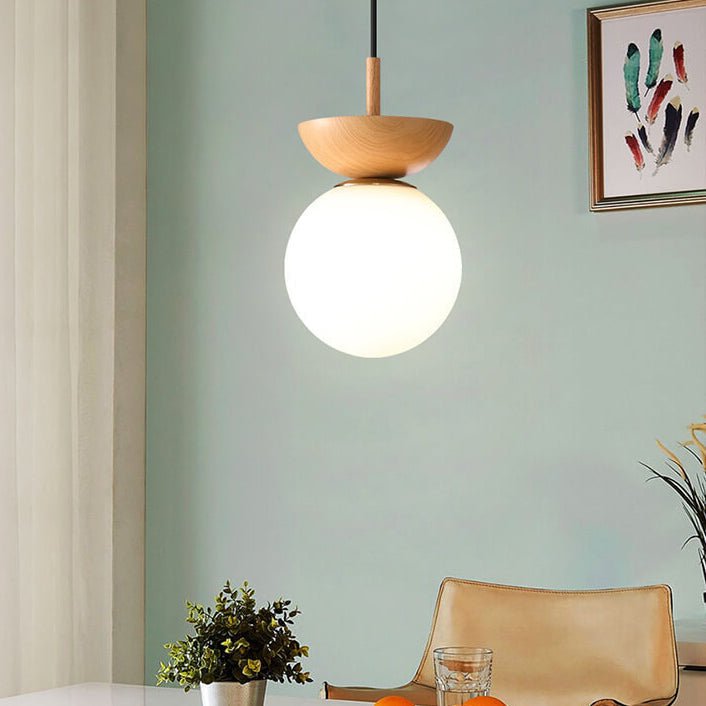Skorter | Hikari Japanese LED Ceiling Light – Minimalist Wooden Frame Zen Lamp