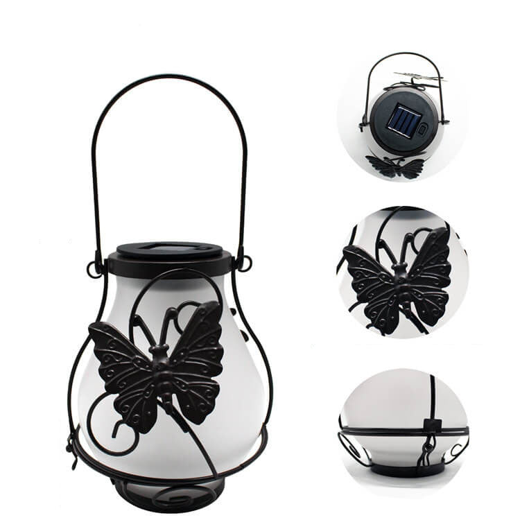 Skorter | Solar Retro Lantern LED Decorative Outdoor Lighting Waterproof Garden Hanging Light
