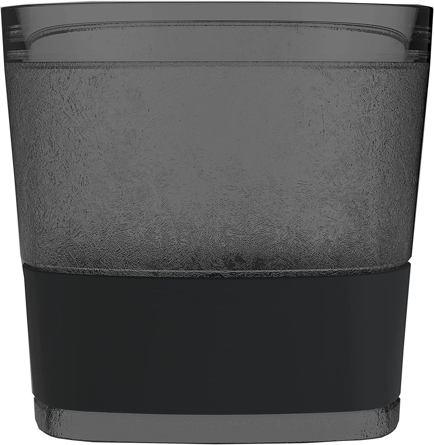 Skorter | Cooling Cups for Whiskey, Bourbon and Scotch, Freezer Gel Chiller Double Wall Glass Set of 1, Smoke, 9 ounces