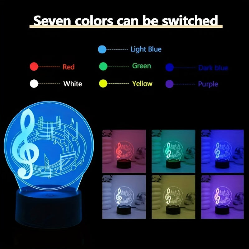 Skorter | MusikLys - Modern Acrylic Table Lamp with Touch Control and USB Connection