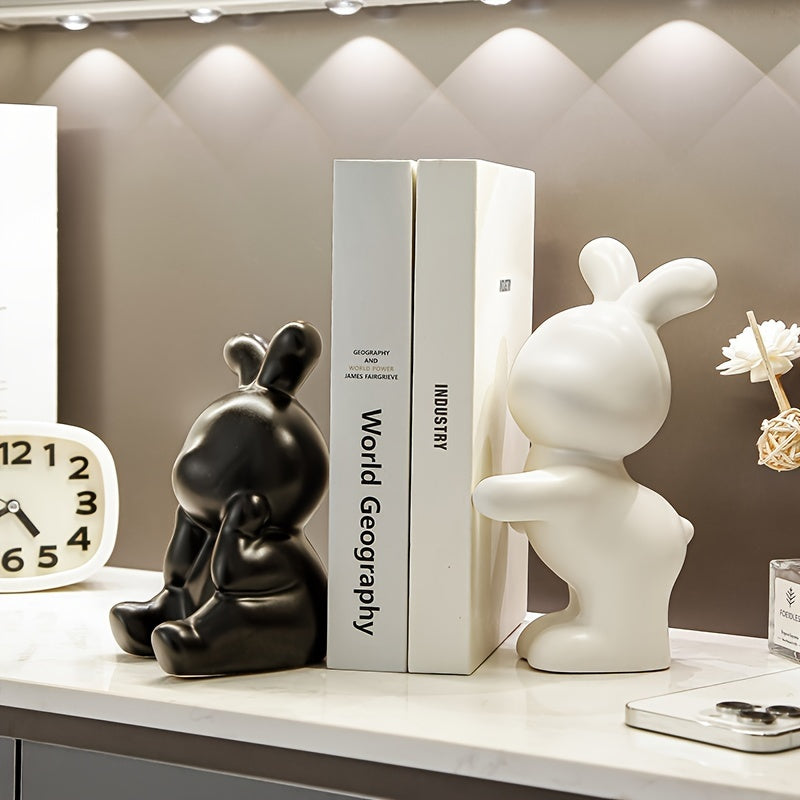 Skorter | BunnyAnime - Cute Bunny Bookends for Living Room Decor
