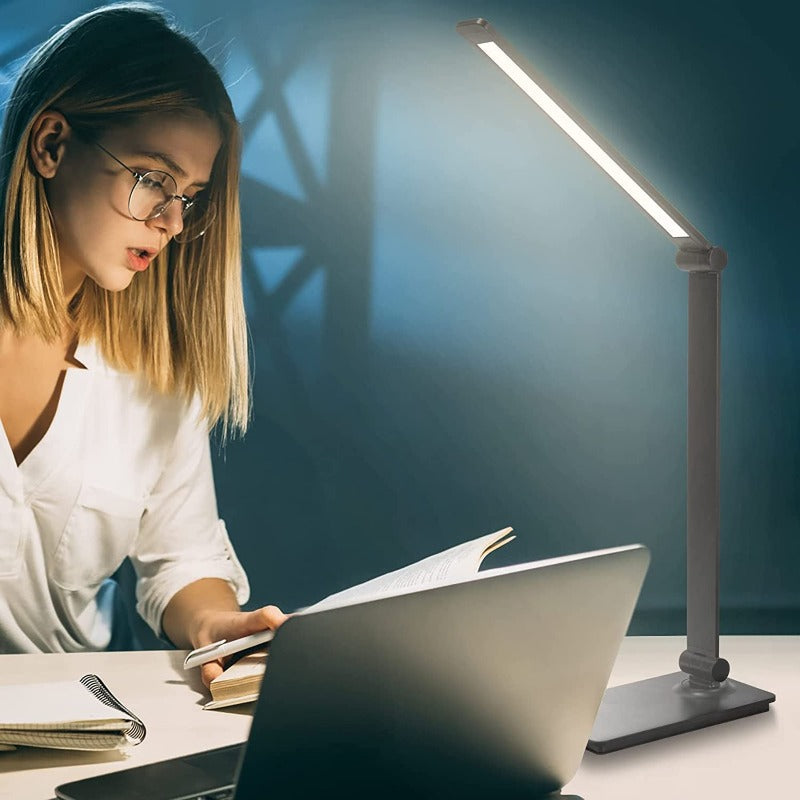 Skorter | Touch Control LED USB Table Lamp - Dimmable Table Lamps with USB Port (Includes AC Power Adapter)