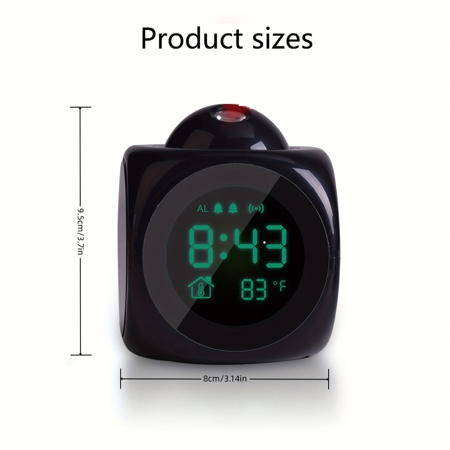 Skorter | TimeCast - LCD Digital Alarm Clock with Sleep Timer