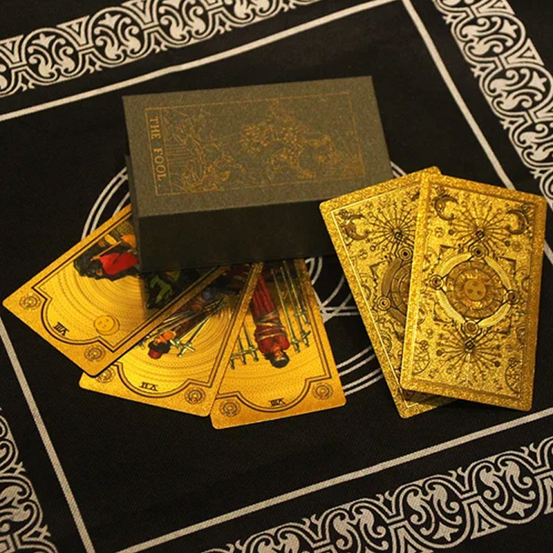 Skorter | Explore the Mystical World of Tarot Gold Foil Tarot