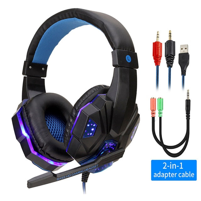 Skorter | Wired LED Light Gamer Headset