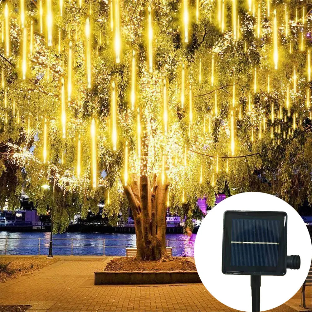 Skorter | Solar Meteor Shower LED Floodlights