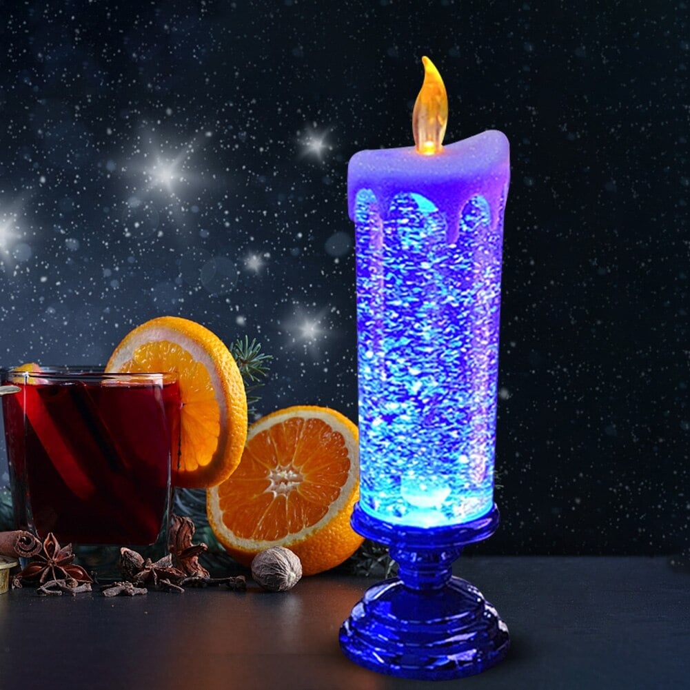 Skorter | Christmas LED candles with glitter