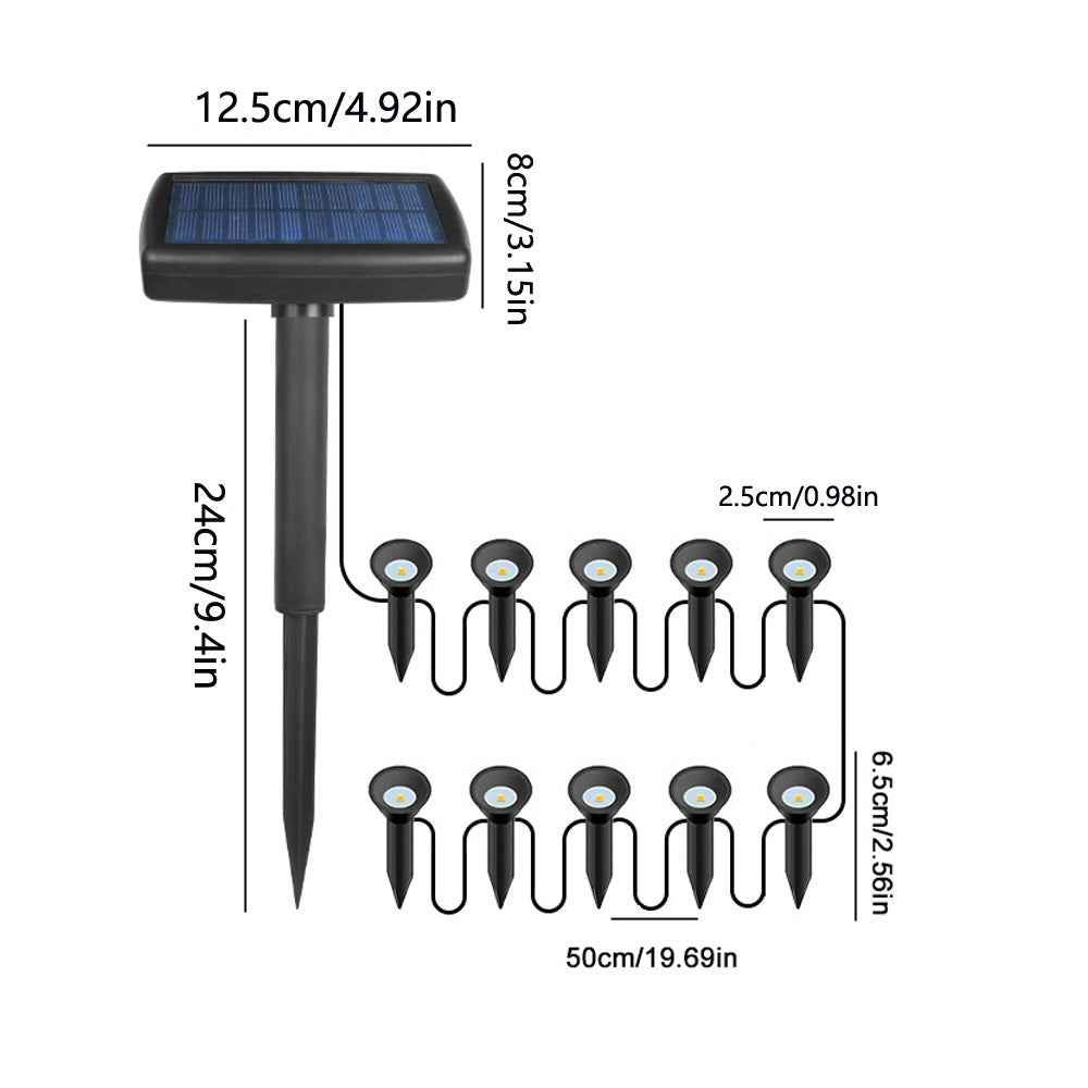 Skorter | 10-in-1 Solar-Powered LED Landscape Road Lighting