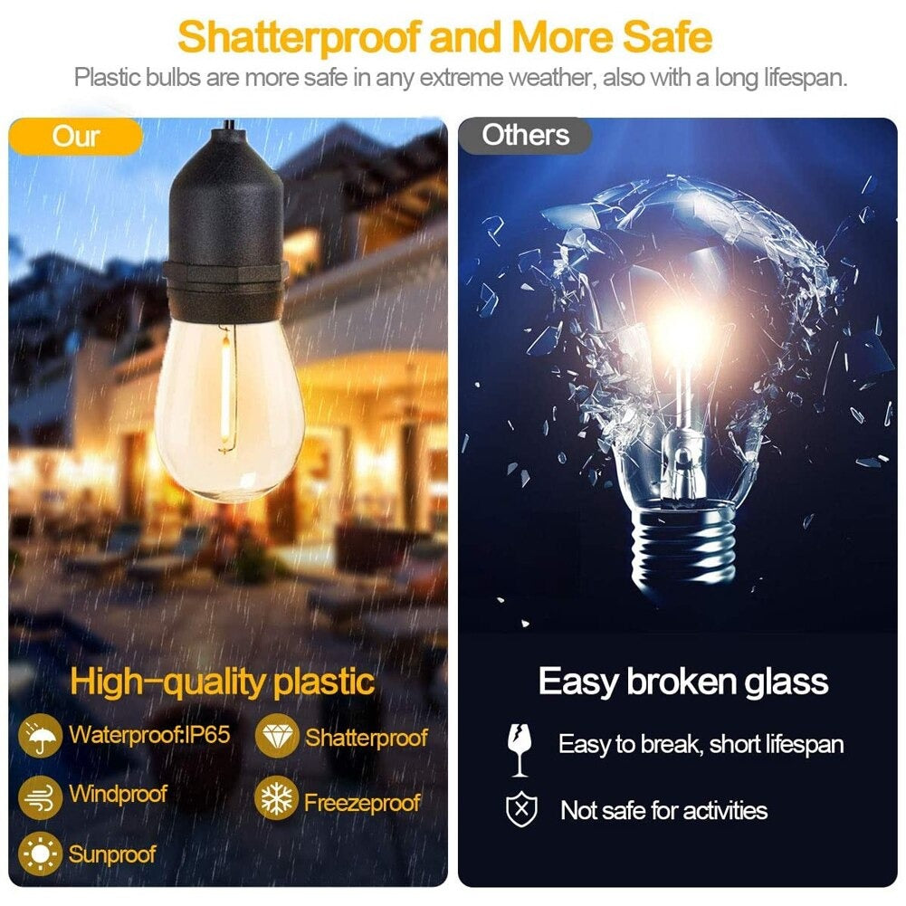 Skorter | Durable LED Festoon Lights: Illuminate Your Outdoors with Style