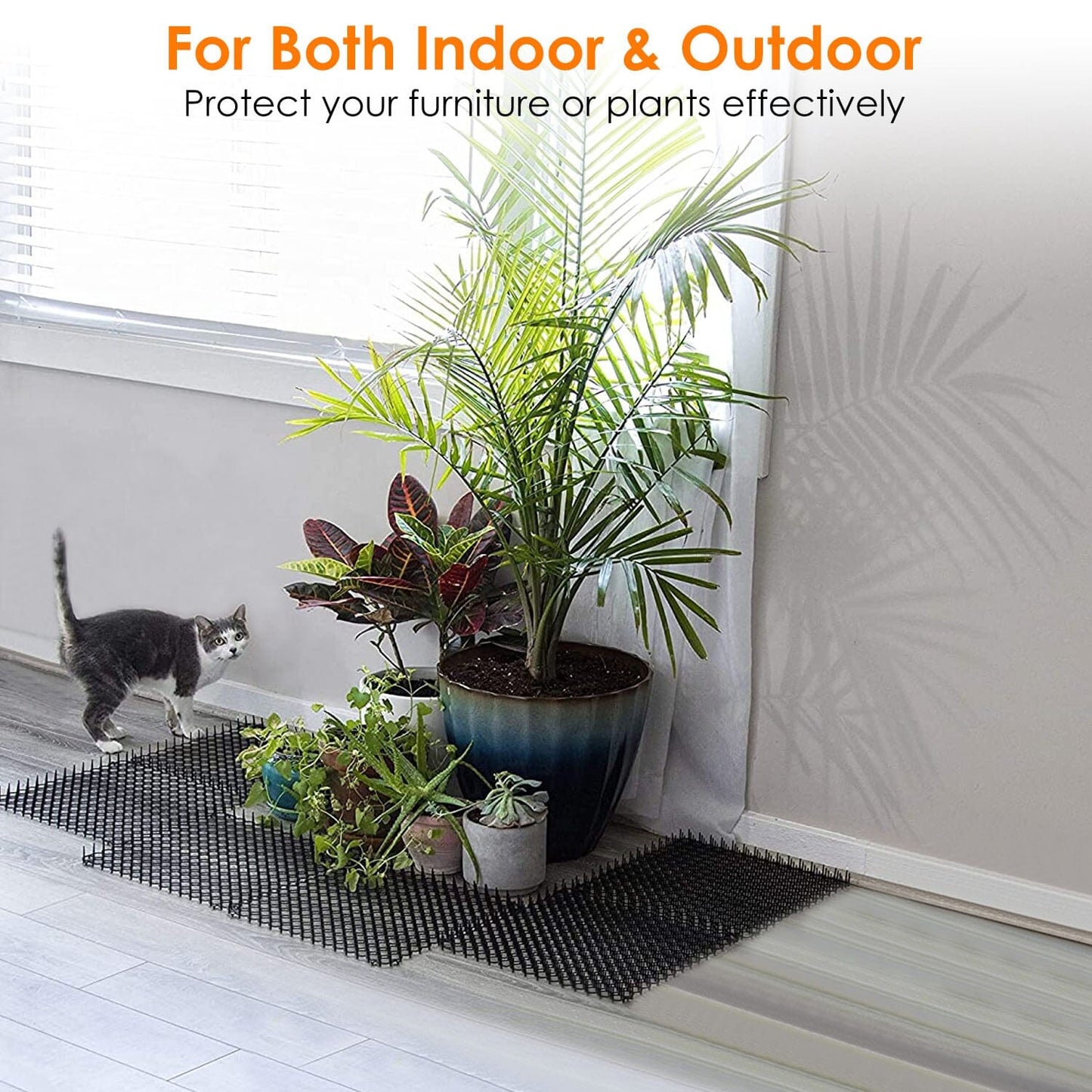 Skorter | 10-Bit: Cat Repellent Scat Mat with Spikes