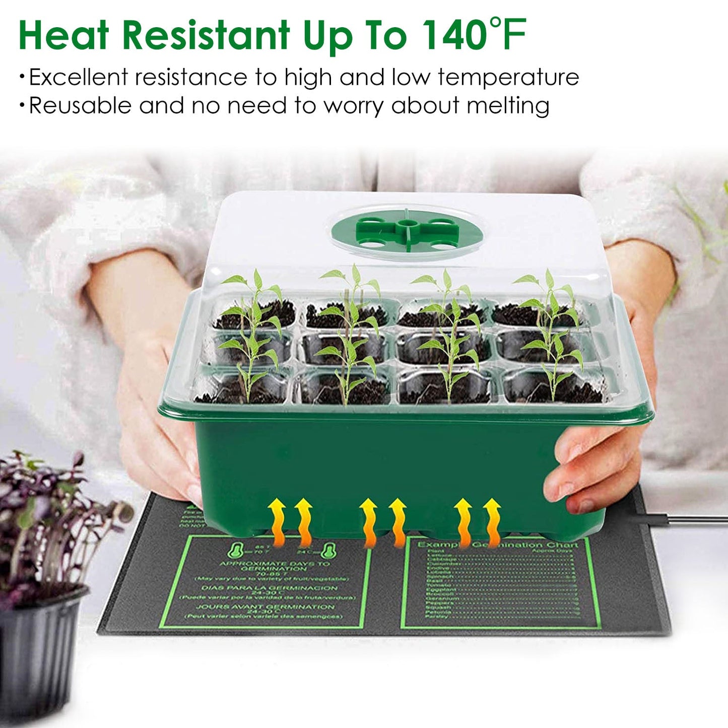 Skorter | 10-piece: Reusable seed starting tray set