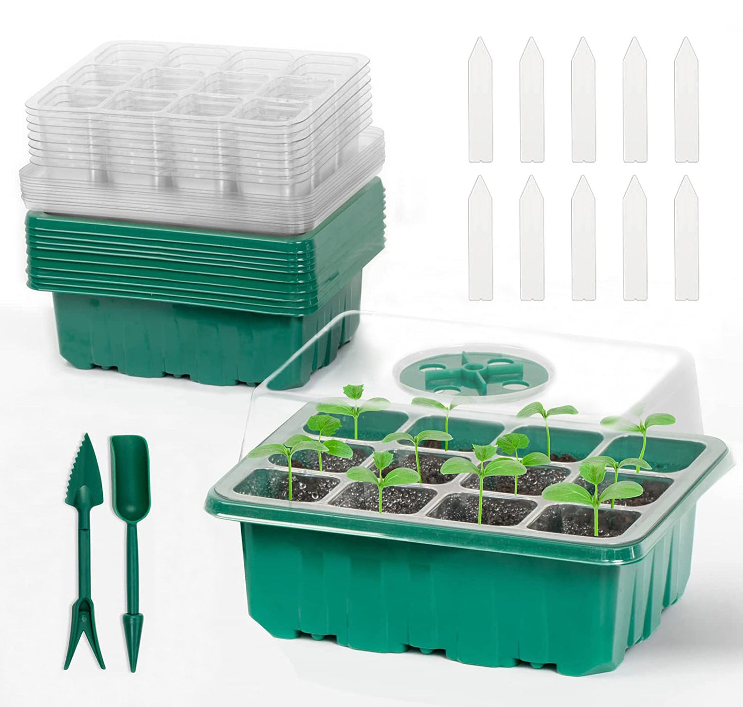 Skorter | 10-piece: Reusable seed starting tray set