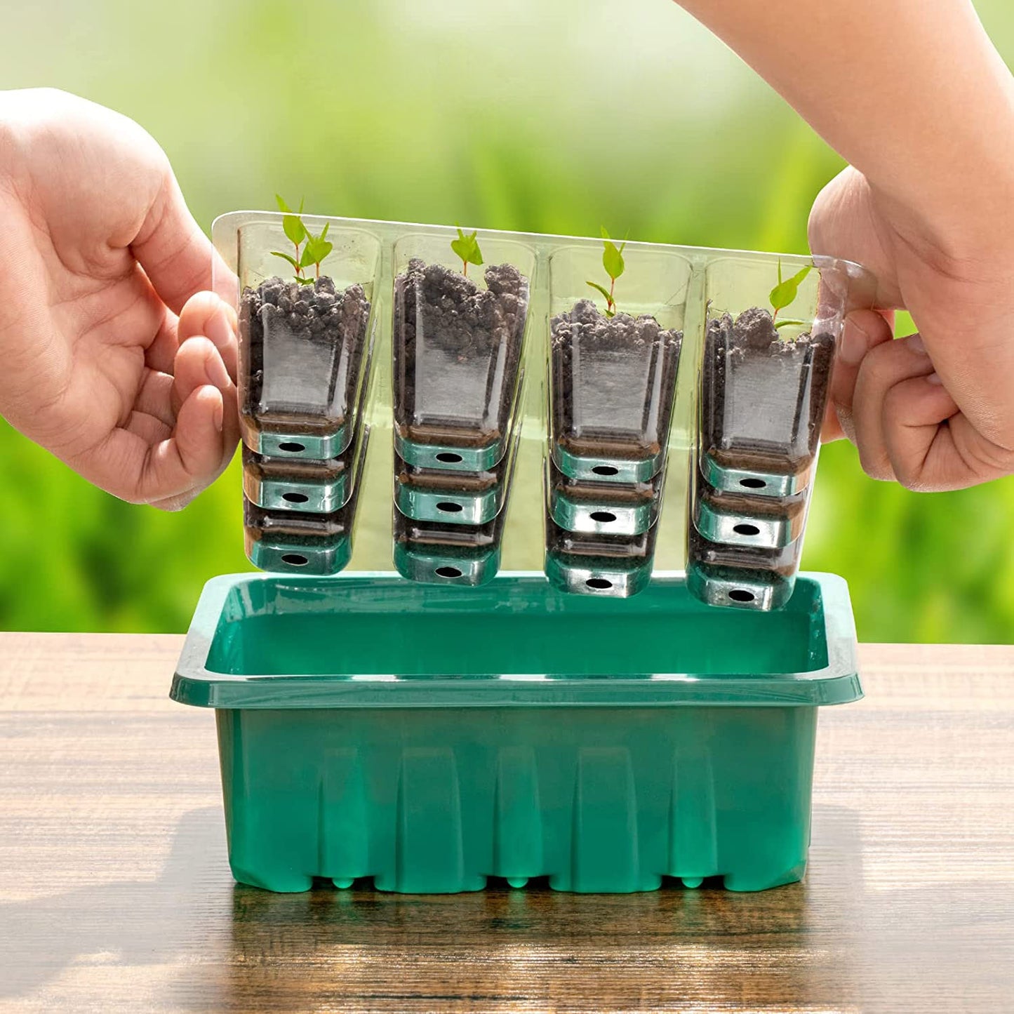 Skorter | 10-piece: Reusable seed starting tray set