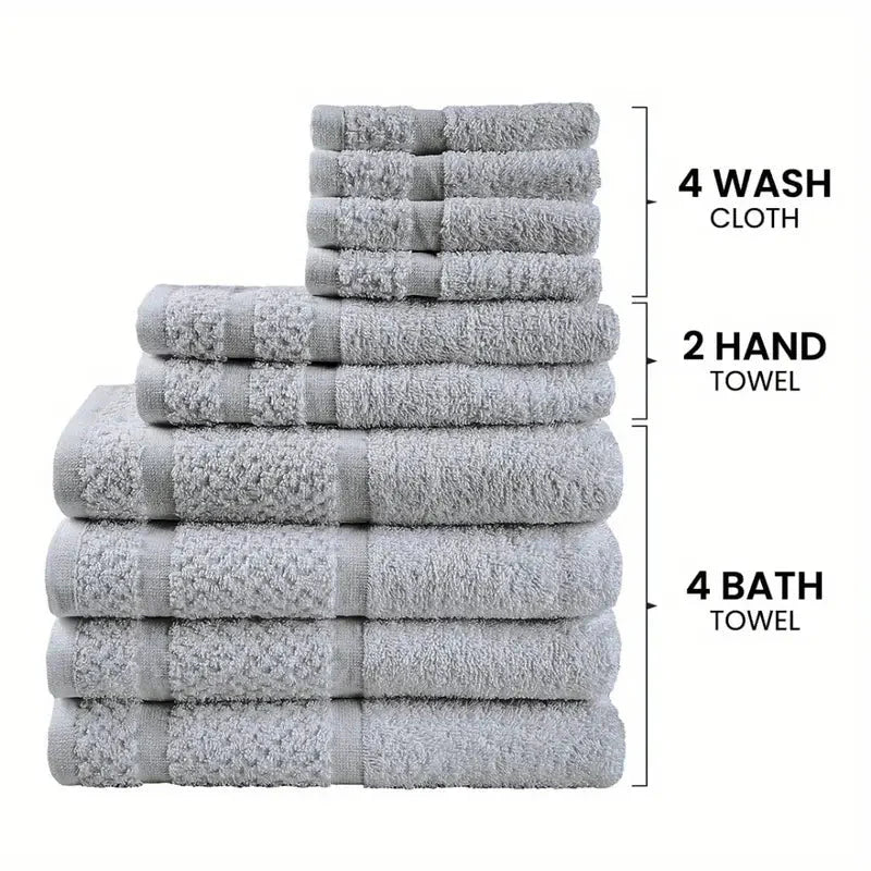 Skorter | 10-piece: Towel set with upgraded softness and durability