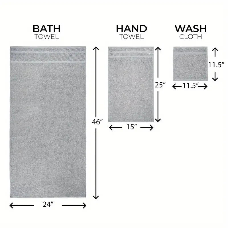 Skorter | 10-piece: Towel set with upgraded softness and durability