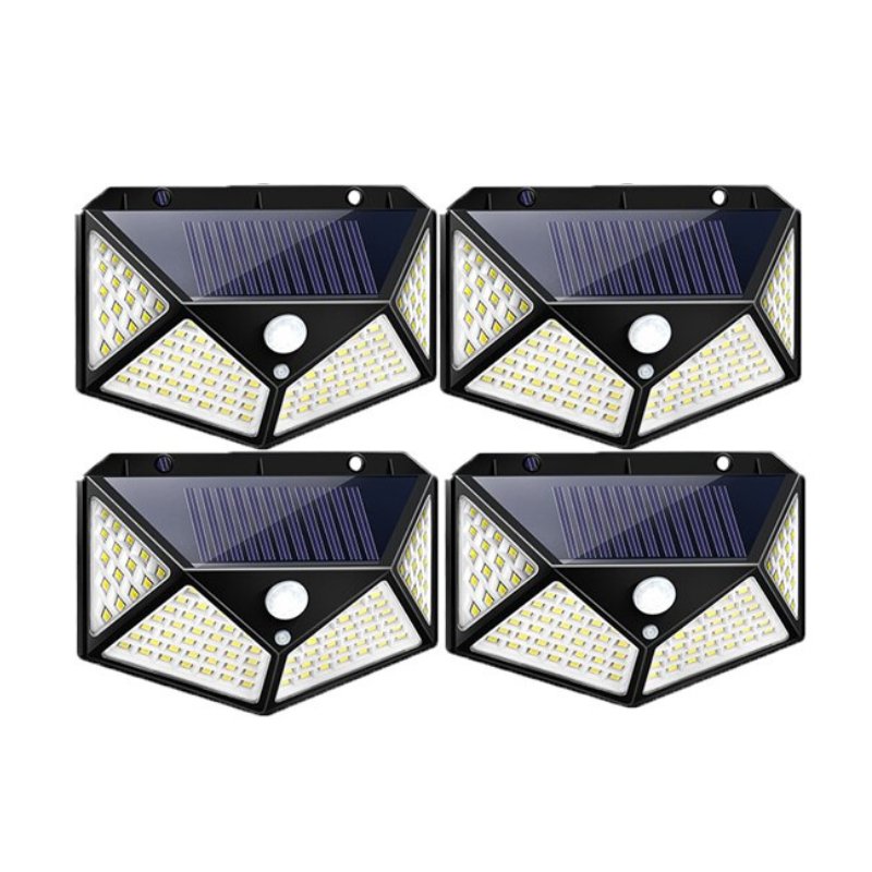 100 LED Solar Power Motion Sensor Wall Light - SKØRTER