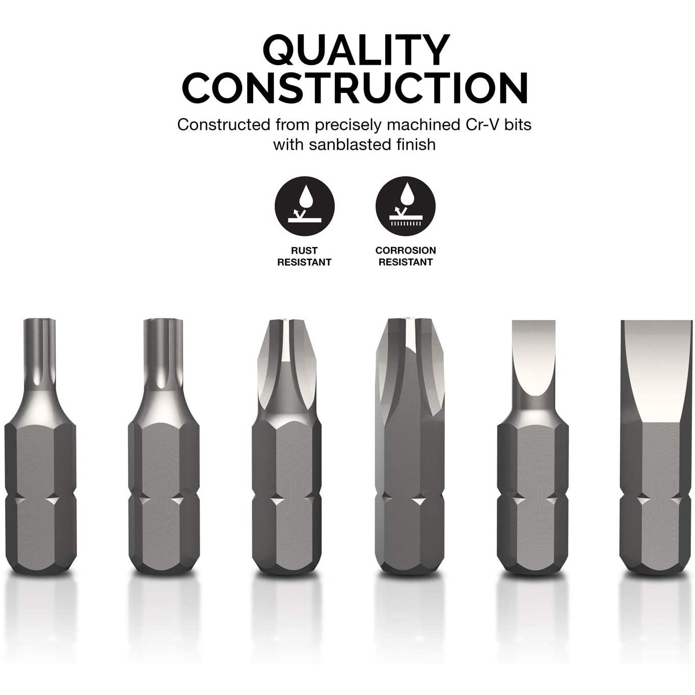 Skorter | 100 pieces: Neiko 10048A Premium Safety Bits Set