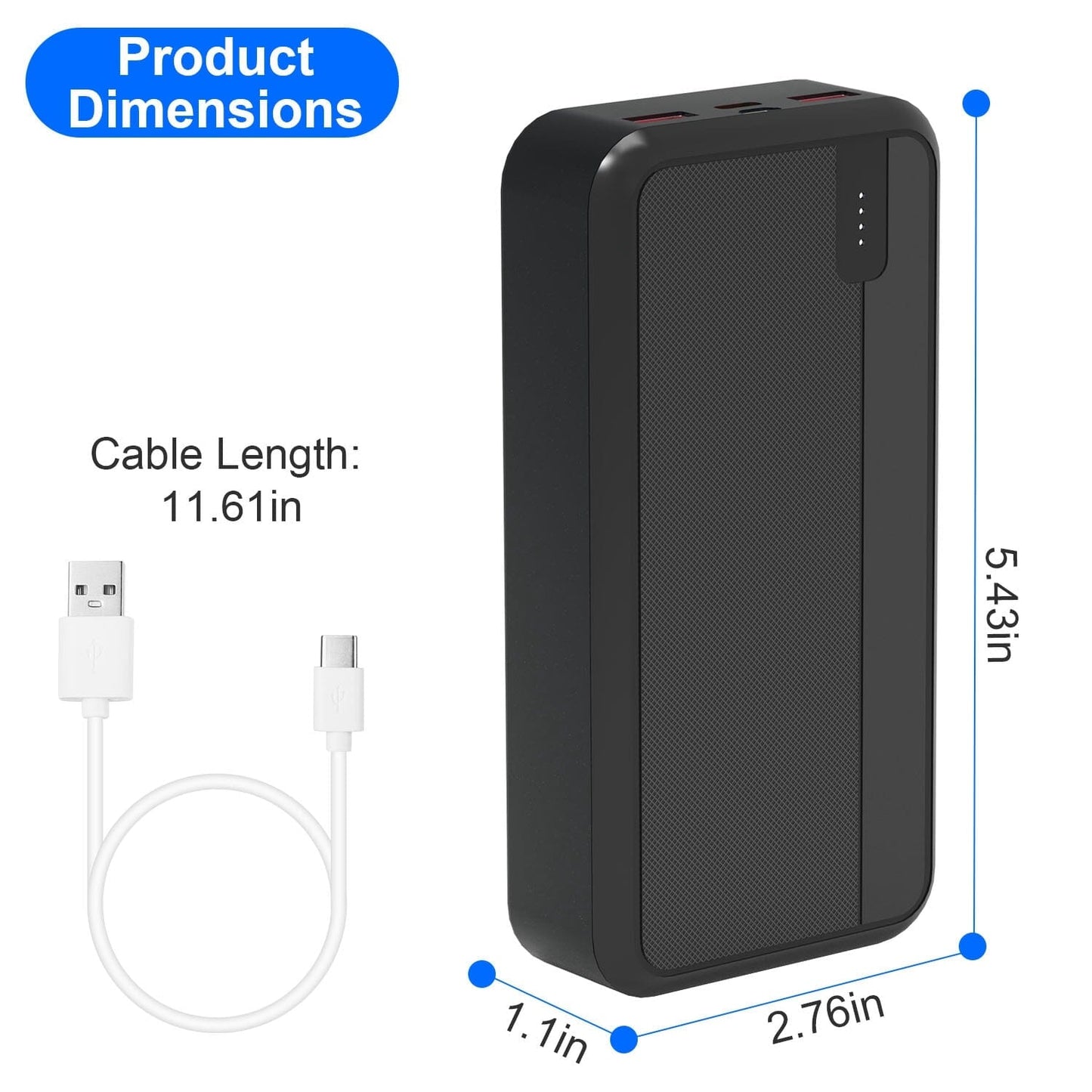 Skorter | 10000mAh or 20000mAh PD22.5W Fast Charging Portable Power Bank
