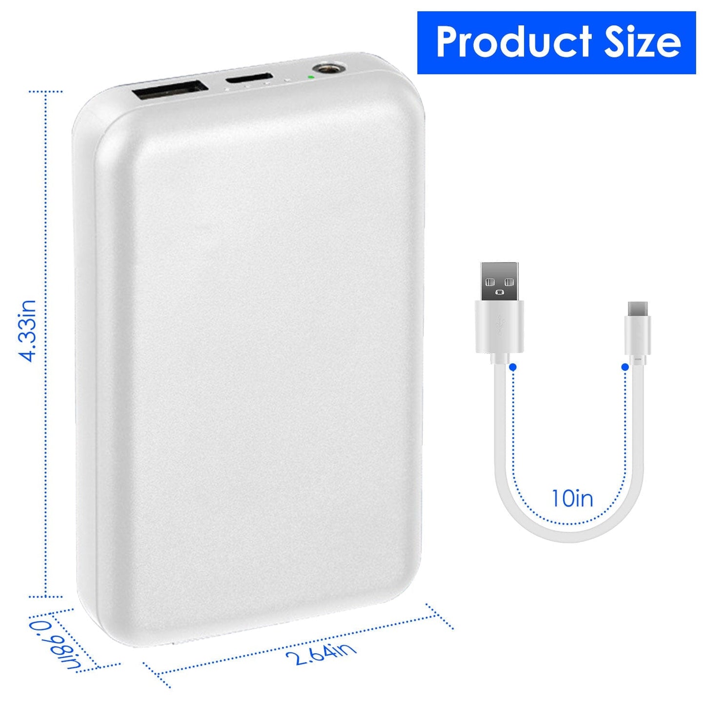 Skorter | 10000mAh portable charging battery pack for heated blanket vest jacket