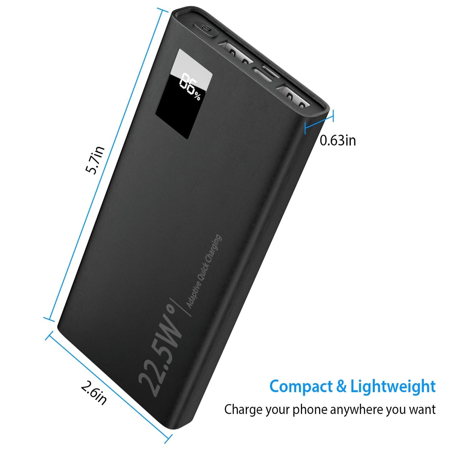 Skorter | 10000mAh Power Bank Portable Charger External Battery Pack