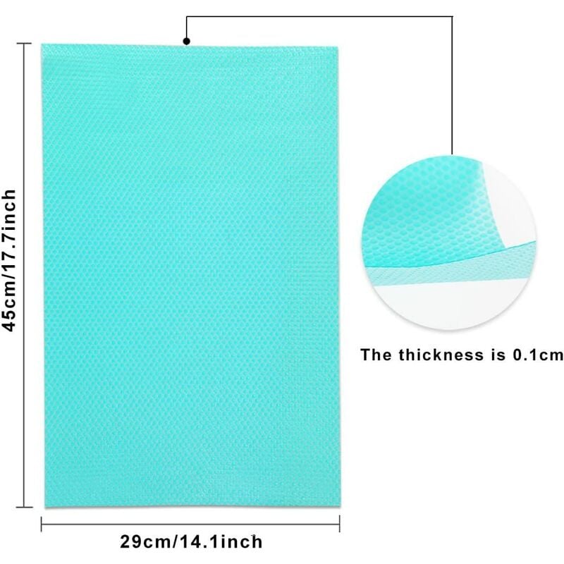 skorter | 4/8pcs Moisture Resistant Refrigerator Mats