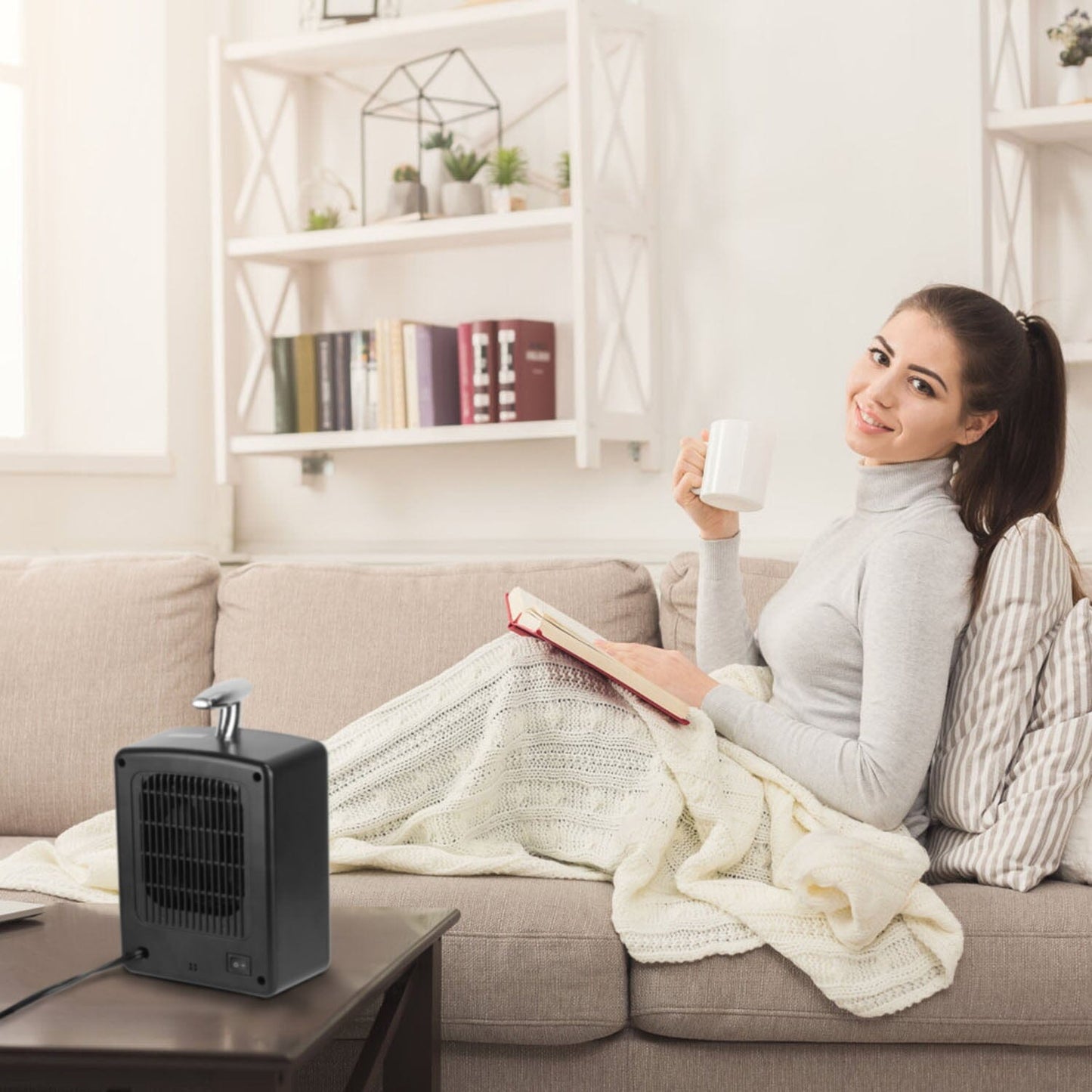 Skorter | 1000W Portable Electric Room Heater