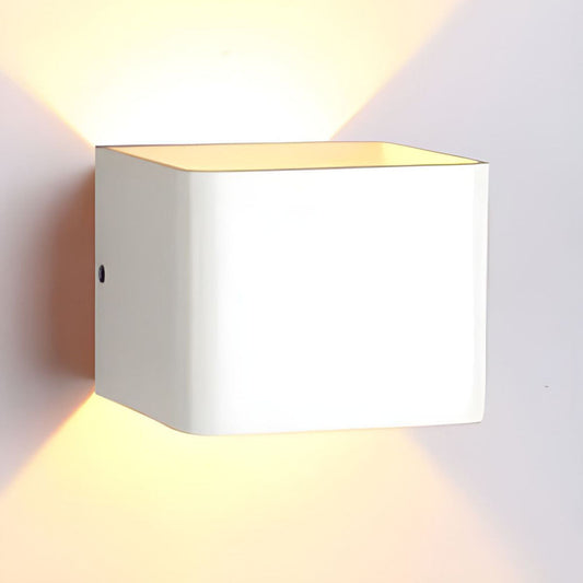 Skorter | Laurion – Modern Cube Wall Lamp | LED Ambient Lighting for Living Room & Bedroom