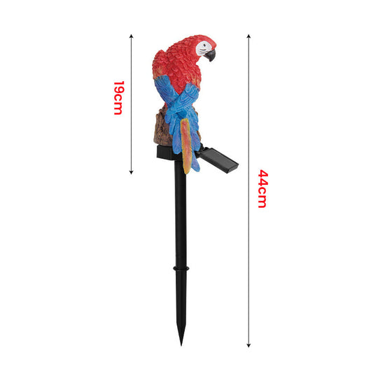 skorter | Garden Owl Parrot Statue LED Solar Light Outdoor Waterproof Lawn Lamp