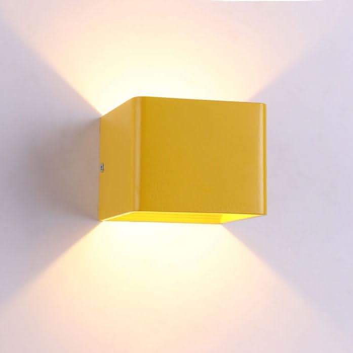 Skorter | Luxorlight - Stylish Square LED Wall Lamps in Aluminum