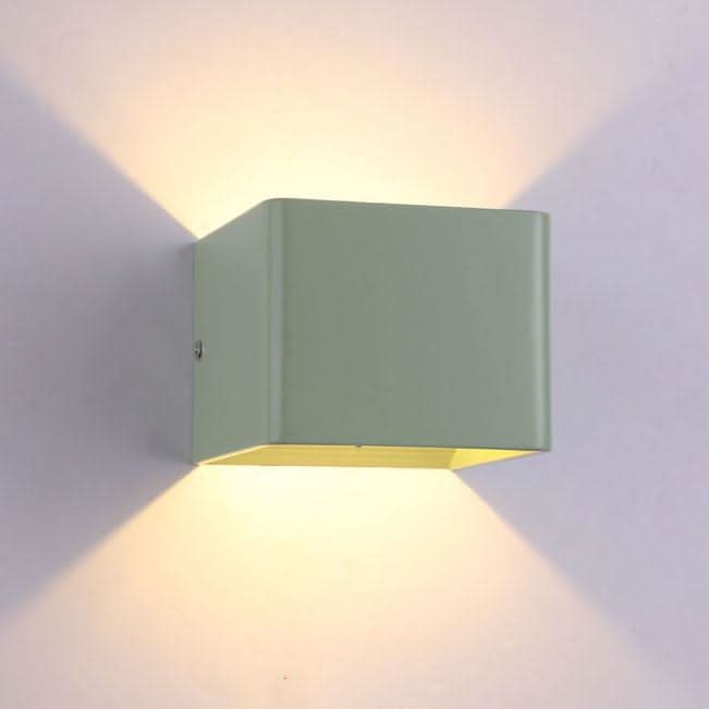 Skorter | Luxorlight - Stylish Square LED Wall Lamps in Aluminum