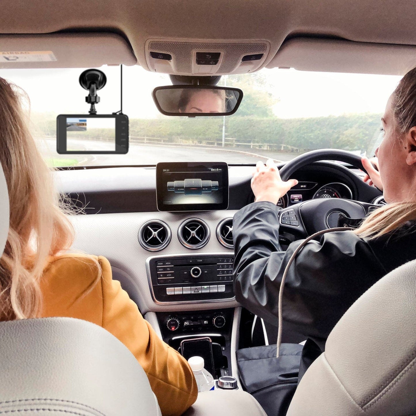 Skorter | 1080P 4-inch touchscreen dual dash cam