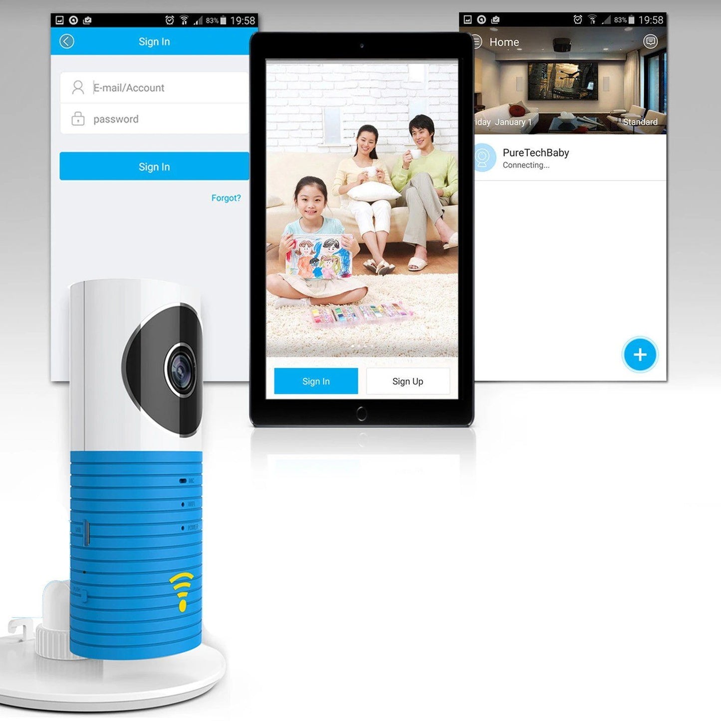 Skorter | 1080P HD IP Wireless Smart WiFi CCTV Camera Video Baby Monitor Camera