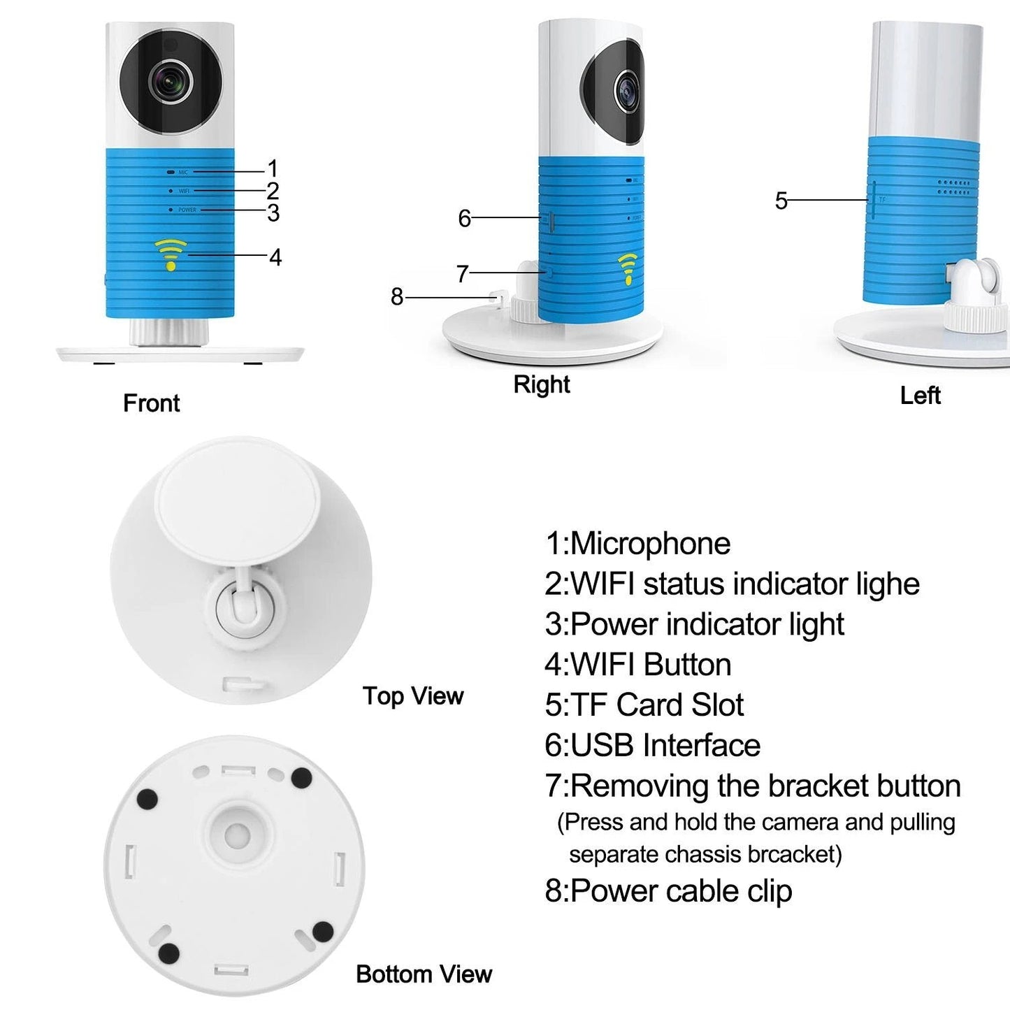 Skorter | 1080P HD IP Wireless Smart WiFi CCTV Camera Video Baby Monitor Camera