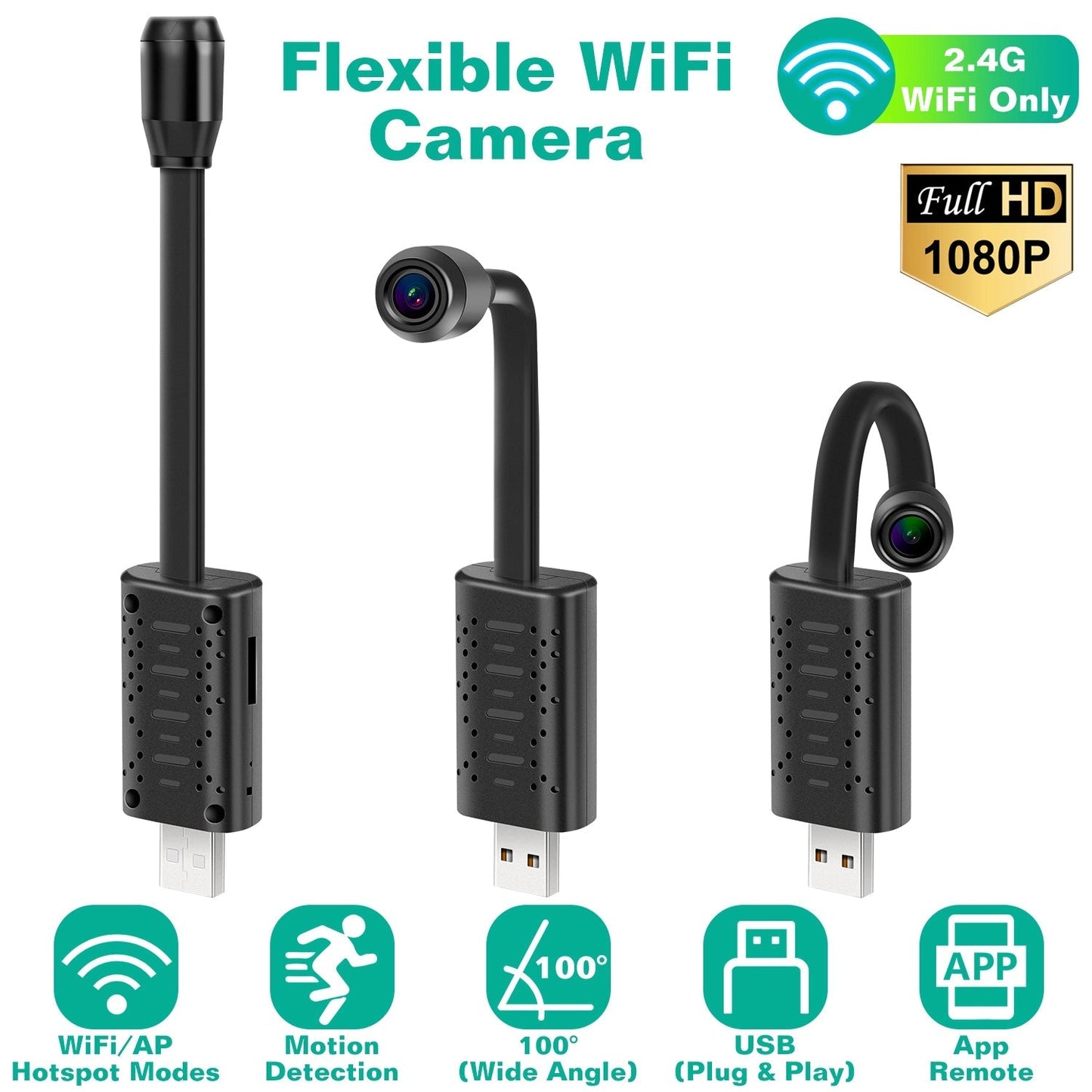 Skorter | 1080P HD Mini USB IP Camera Motion Detection