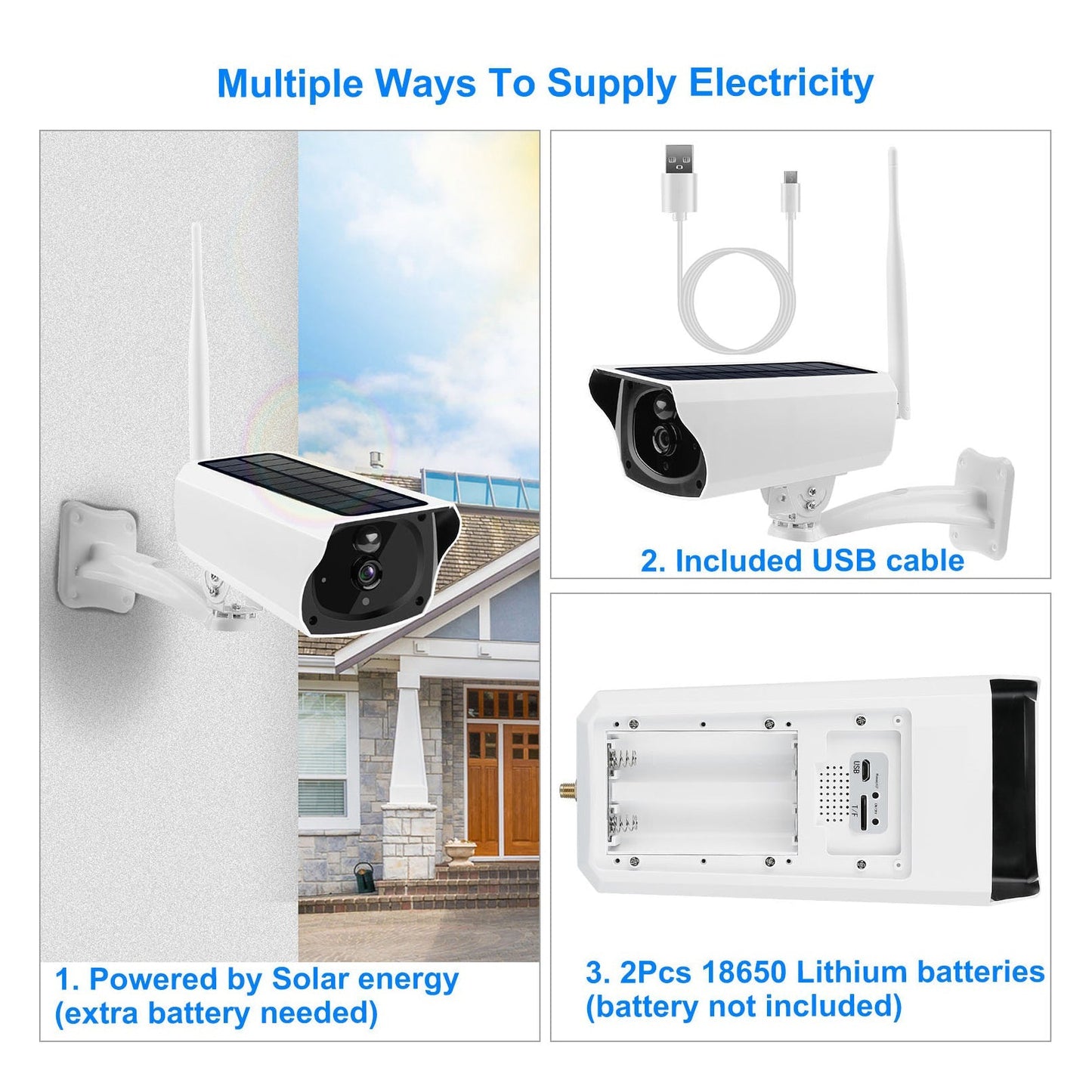 Skorter | 1080P Solar Powered Wifi IP Camera