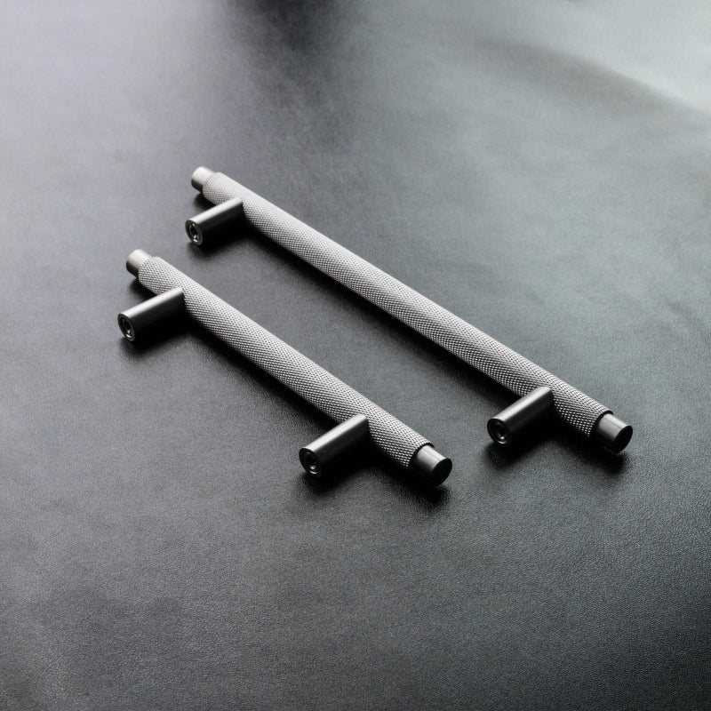 Skorter | Harrison Vintage Brass Knurled Furniture Handles