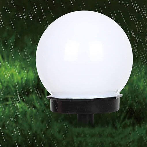 Skorter | Solar Round Ball LED Outdoor Lawn Decorative Ground Stake Light