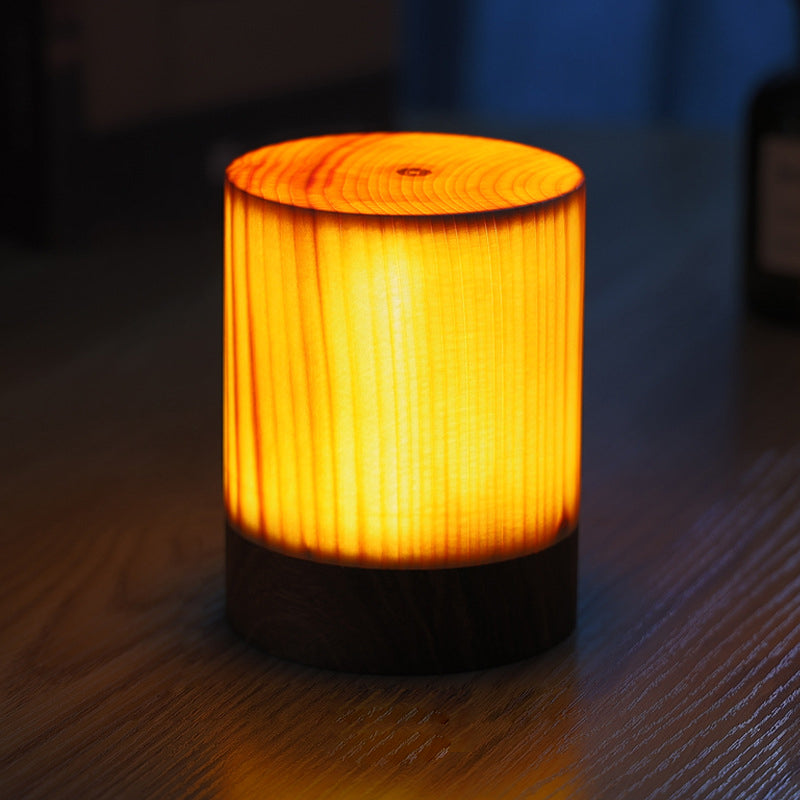Skorter | LumiHout - LED Table Lamp with Battery and Touch Control