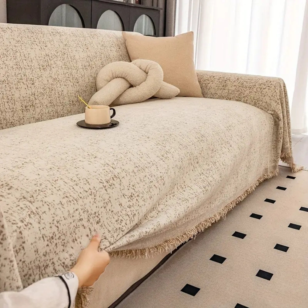 Skorter | Speckled Pattern Chenille Sofa Cover