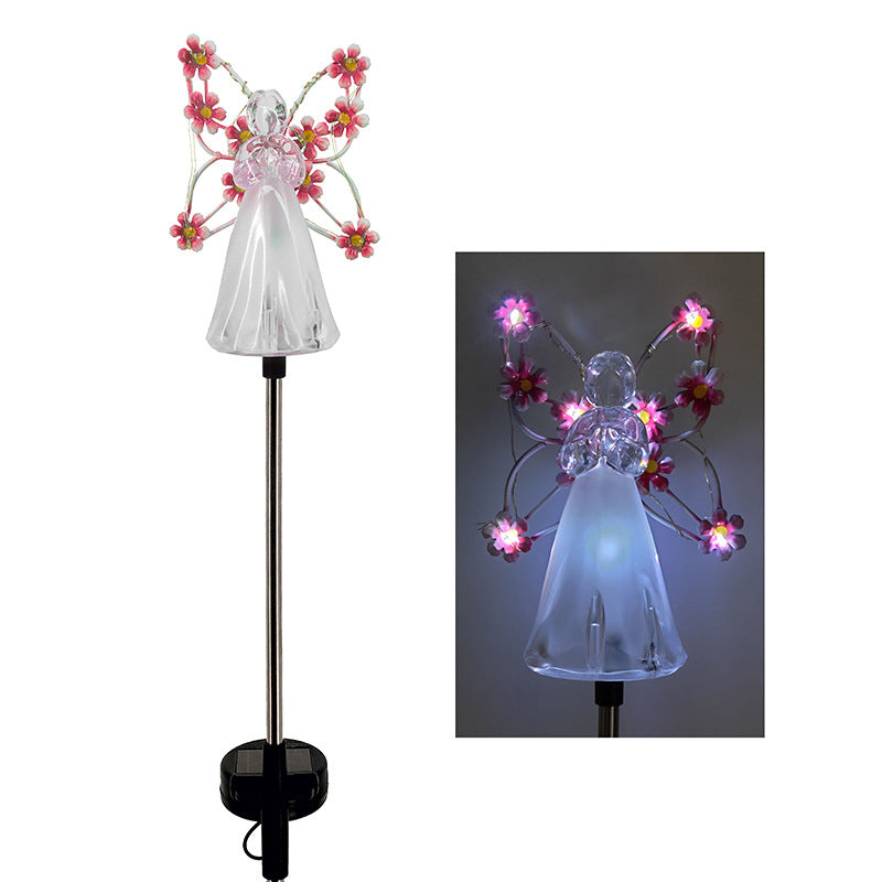 Skorter | SolarAngel - LED Garden lamp with solar energy with angel design - Weatherproof outdoor lighting