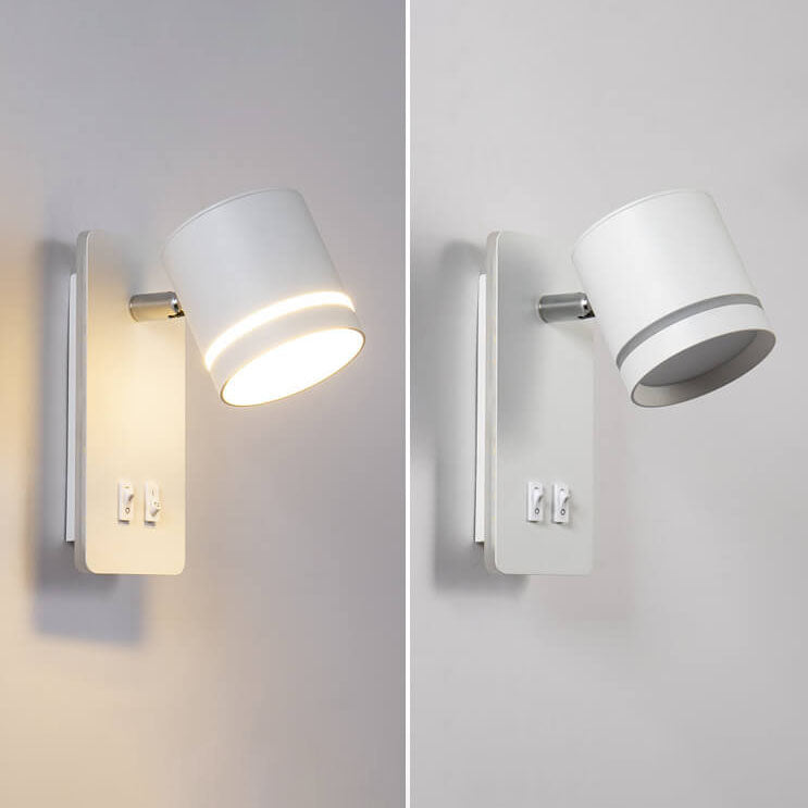 Skorter | Minimalistic rectangular spotlight swivel LED reading wall lamp