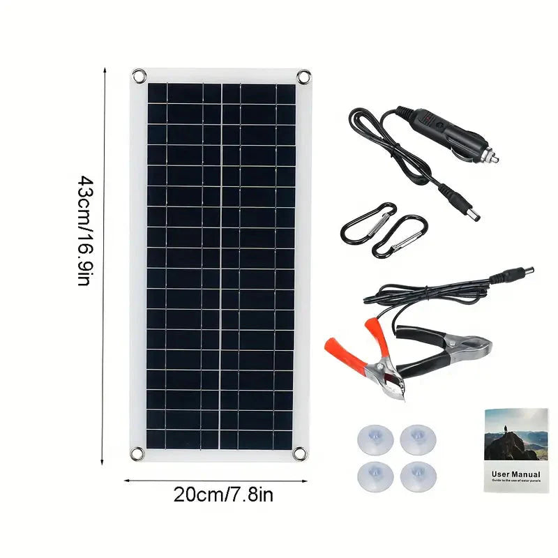 Skorter | 10W Solar Panel 18V Solar Cell 60A&100A Controller Solar Panels