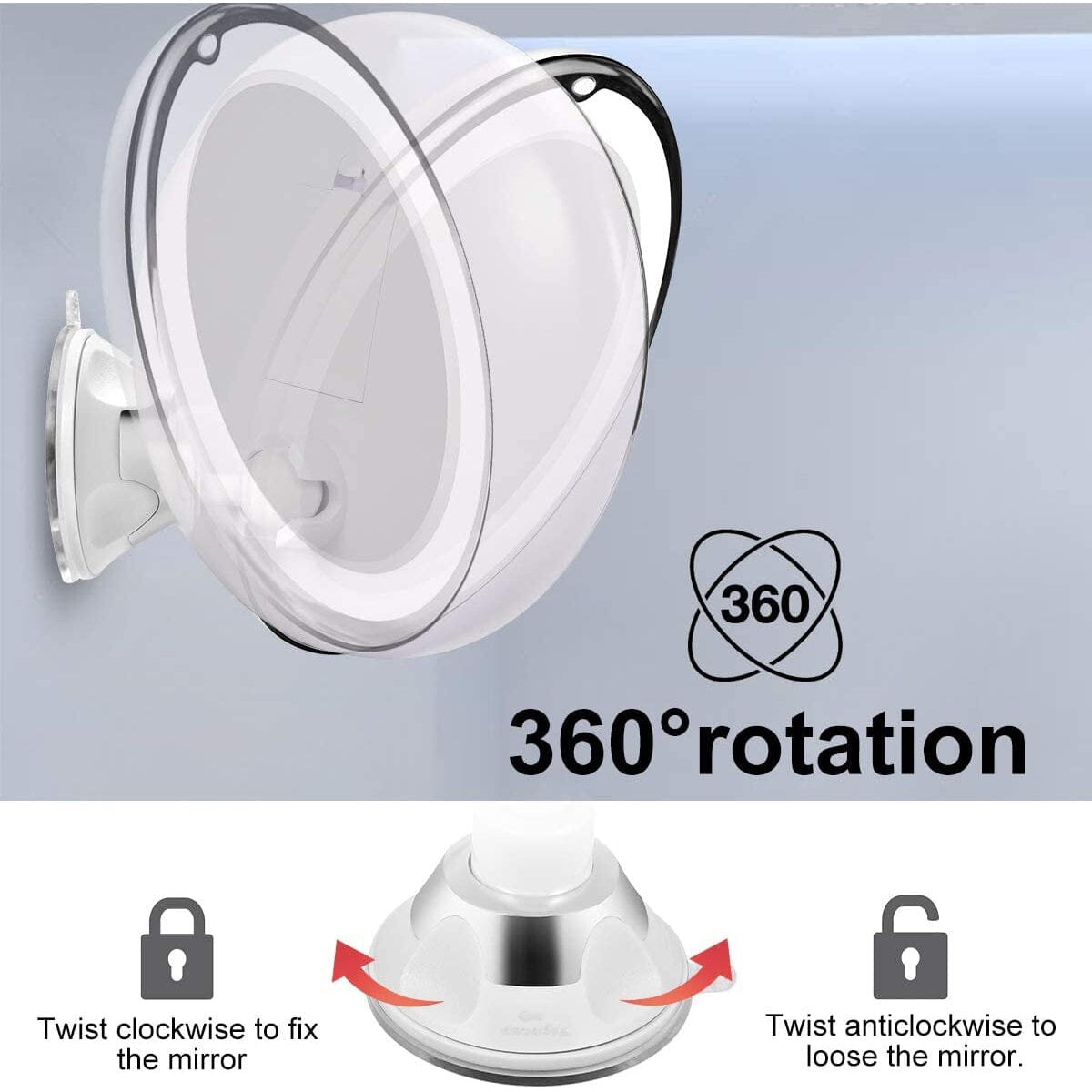 Skorter | 10X Magnifying Mirror with Light