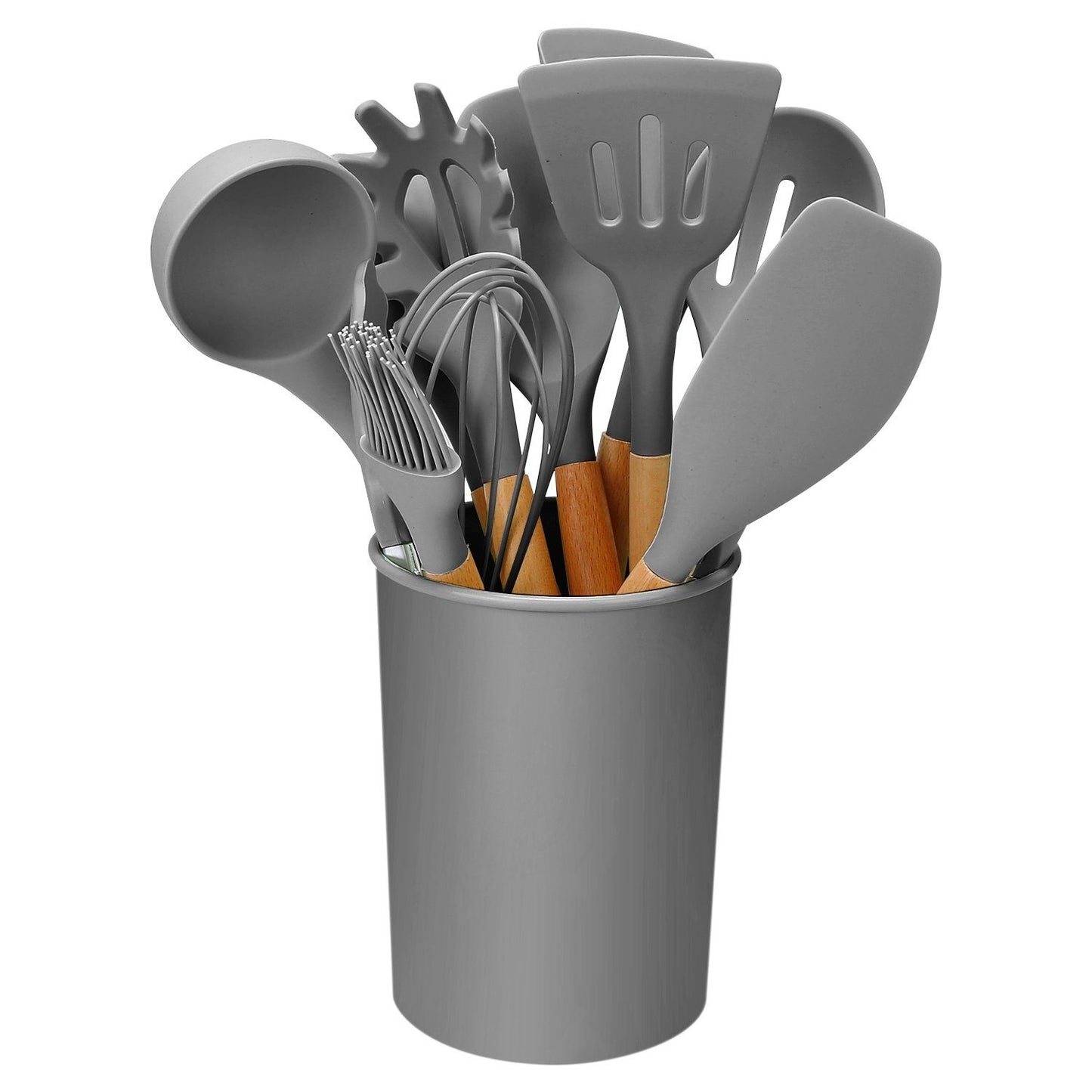 Skorter | 11-Pieces: Silicone Kitchen Utensils Set