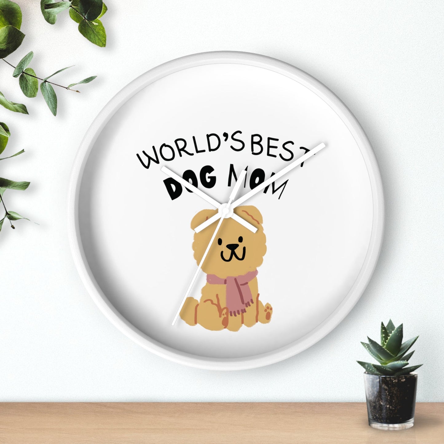 Skorter | Best Dog Mom Wall clock