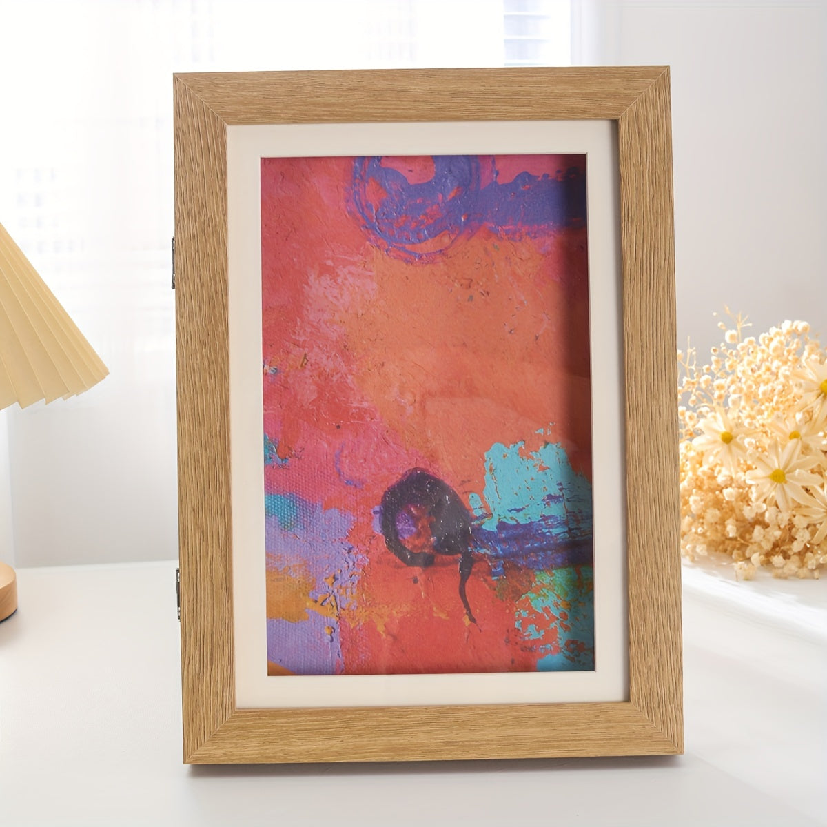 Skorter | 1 pcs Children's Art Photo Frame - A4 Front Opening Frame for School Art, Flip Frame for Paintings and Projects