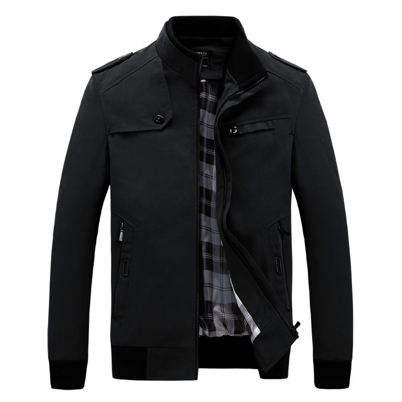 Men's stylish casual jacket in modern biker style Skorter