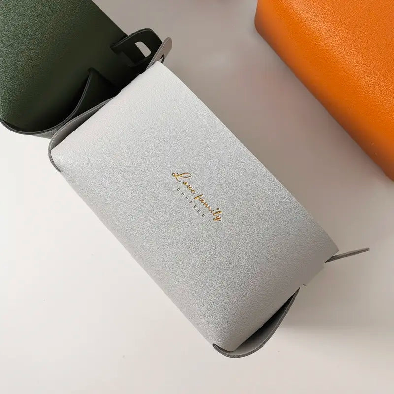 Skorter | Faux leather storage baskets